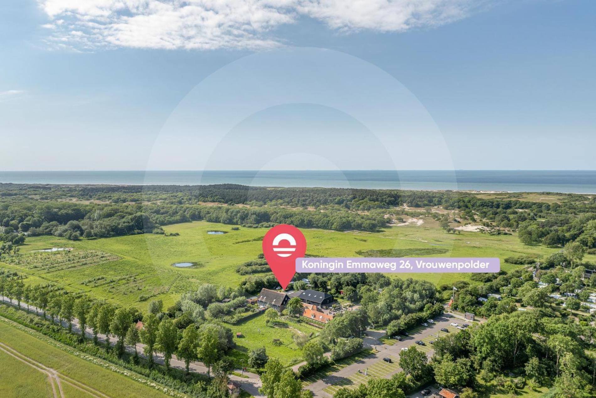 Vakantiewoning - Kon. Emmaweg 26 | Vrouwenpolder 'Uitspanning Oranjezon' Esterno foto