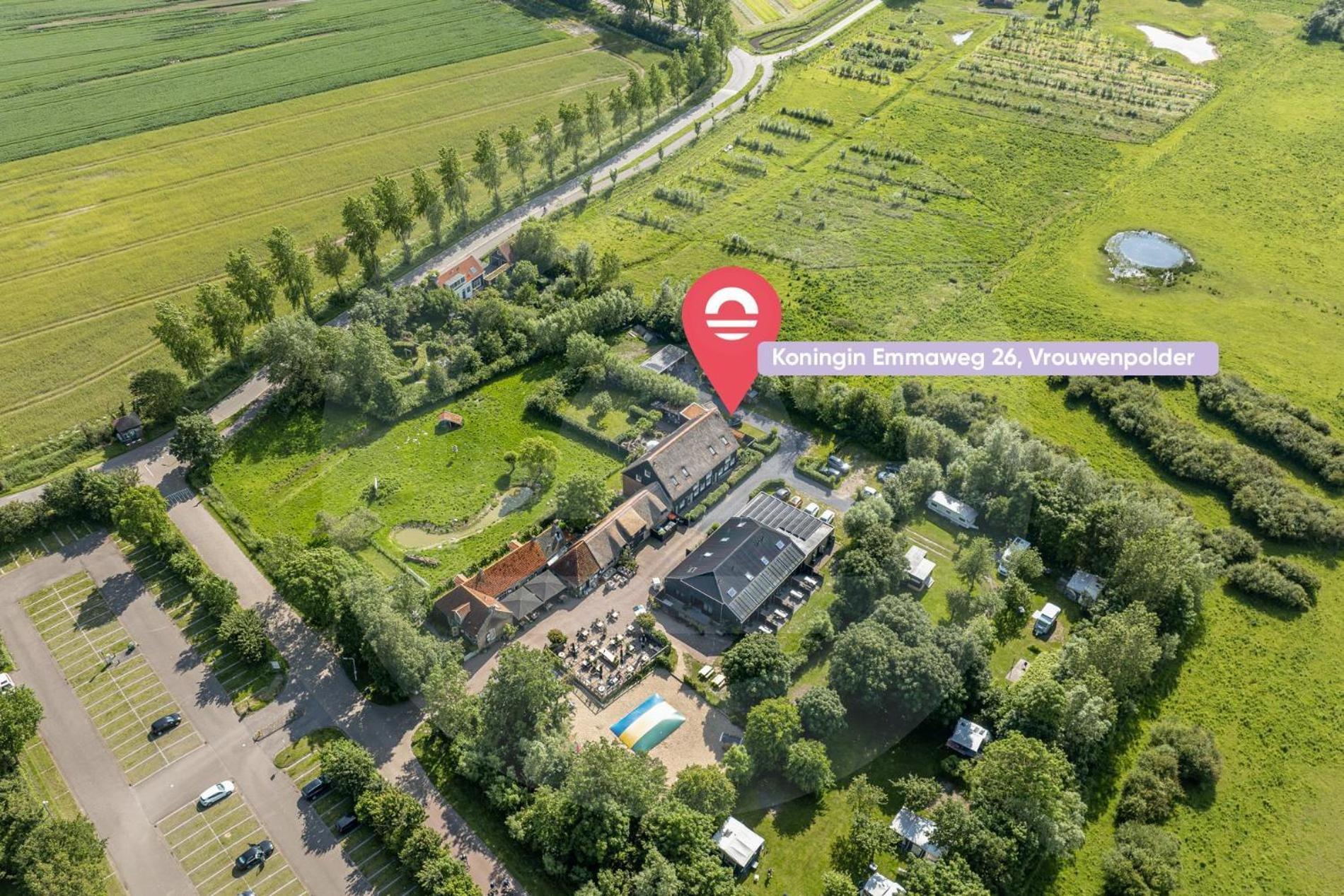 Vakantiewoning - Kon. Emmaweg 26 | Vrouwenpolder 'Uitspanning Oranjezon' Esterno foto