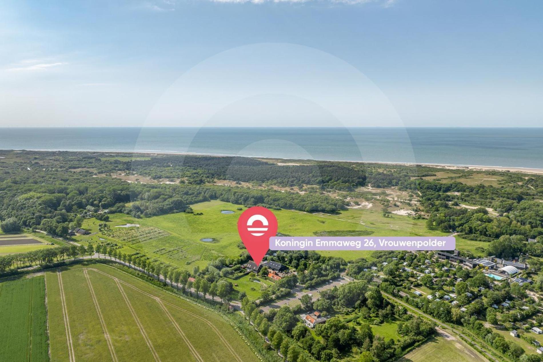 Vakantiewoning - Kon. Emmaweg 26 | Vrouwenpolder 'Uitspanning Oranjezon' Esterno foto